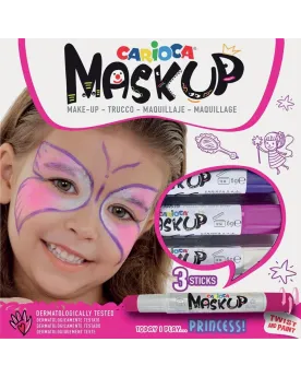 3 STICKS TWIST GRIMAGE PRINCESSE  3 sticks de grimage. S'enlève fac...