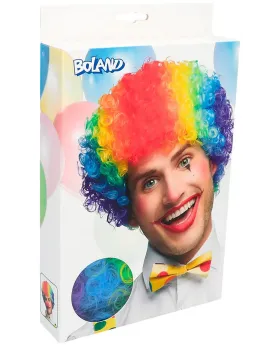 PERRUQUE DE CLOWN MULTICOLOR