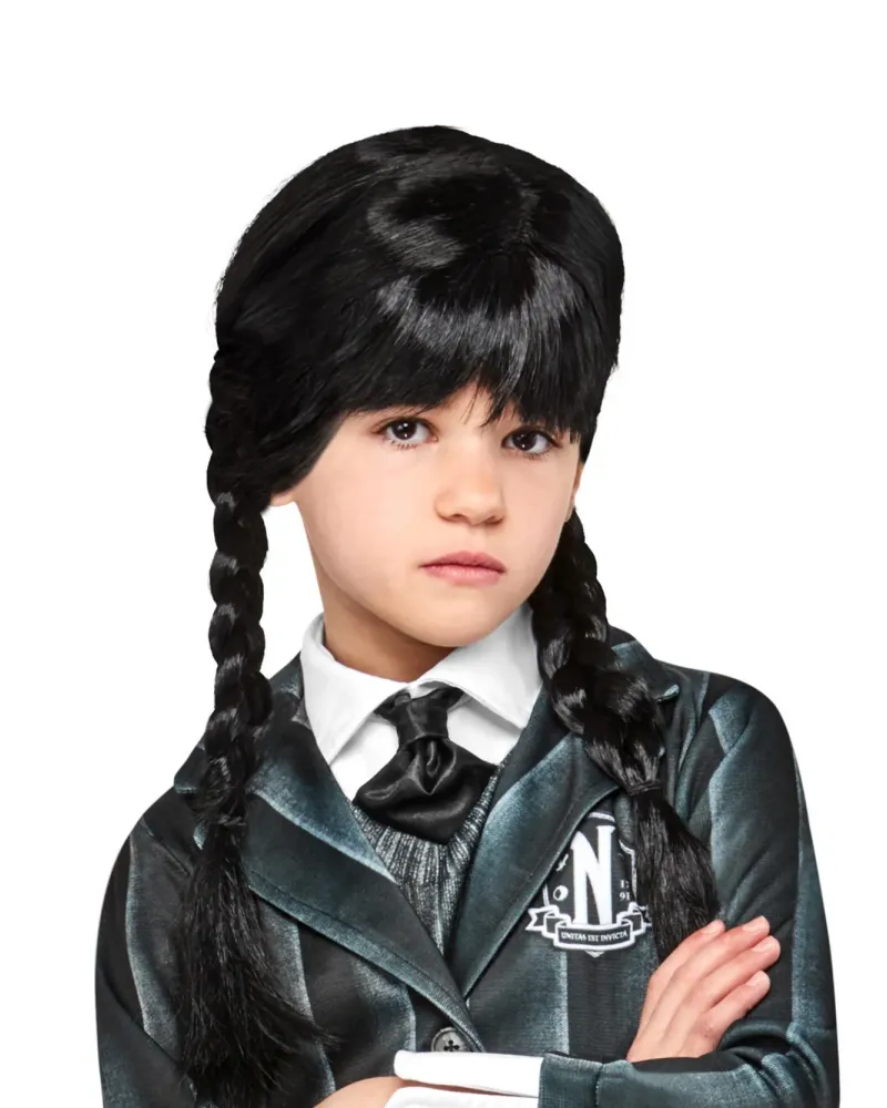 PERRUQUE MERCREDI ADDAMS