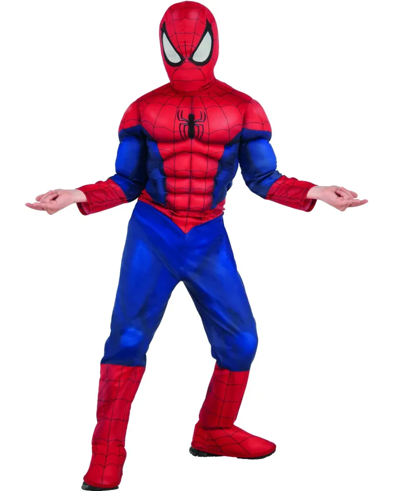 COST. DE LUXE SPIDERMAN 7/8 ANS  Taille L. Existe en taille S et M....
