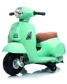 VESPA 6V VERT D'EAU  Batterie 6 V. Avec phare et klaxon. Existe en ...