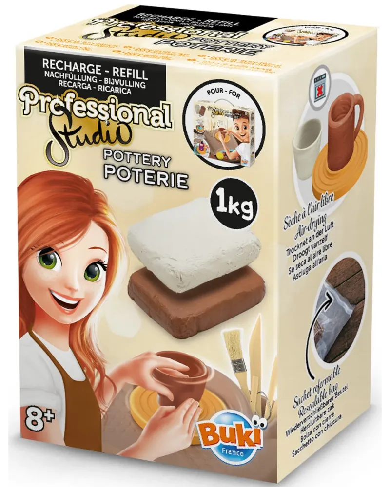 RECHARGE 1KG ARGILE DE POTIER