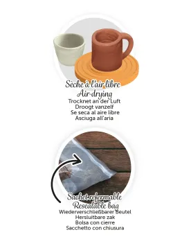 RECHARGE 1KG ARGILE DE POTIER