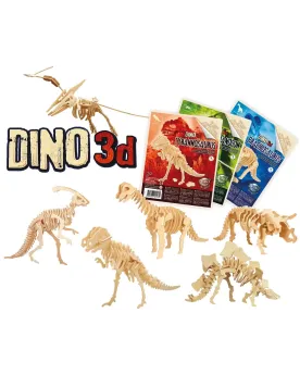 DISPLAY DINOS EN BOIS AST