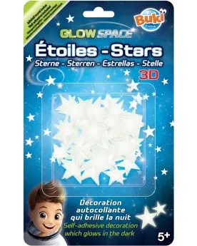 ETOILES 3D PHOSPHORESCENTES