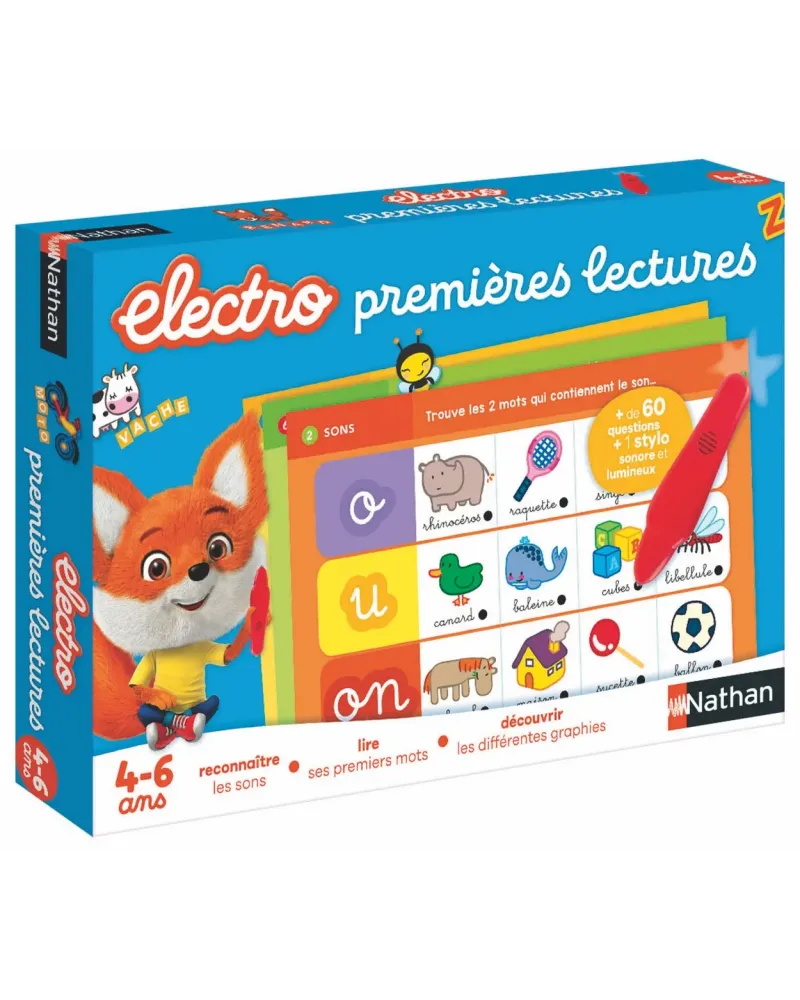 ELECTRO PREMIERES LECTURES  Jeu de questions-réponses. Pointe le st...