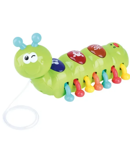 LA CHENILLE A TIRER L/S  En route pour une promenade musicale. Appu...