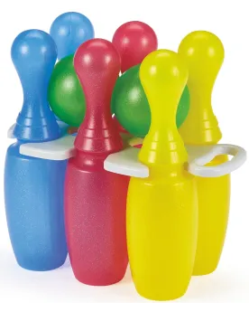 JEU DE 6 QUILLES PAILLETEES 23CM