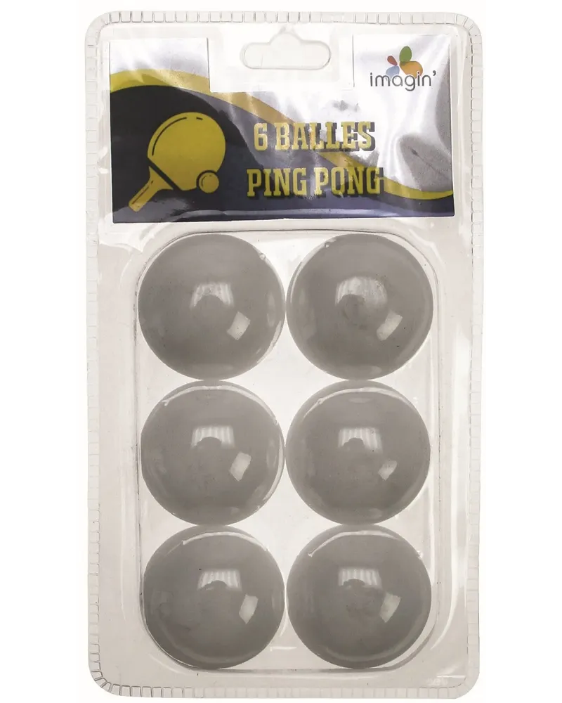 6 BALLES DE PING PONG