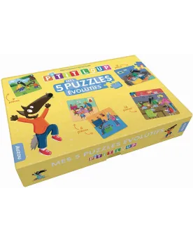 P'TIT LOUP MES 5 PUZZLES EVOLUTIFS