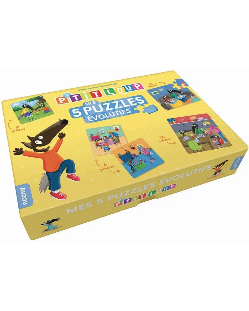 P'TIT LOUP MES 5 PUZZLES EVOLUTIFS