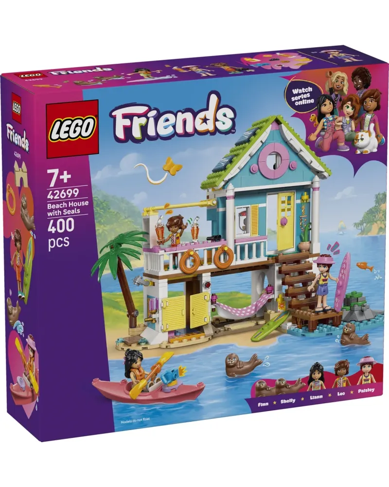 LA MAISON SUR LA PLAGE ET LES PHOQUES