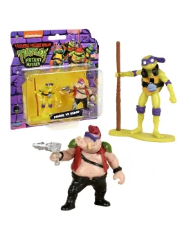TORTUES NINJA MINI FIGURINES 5CM PACK2