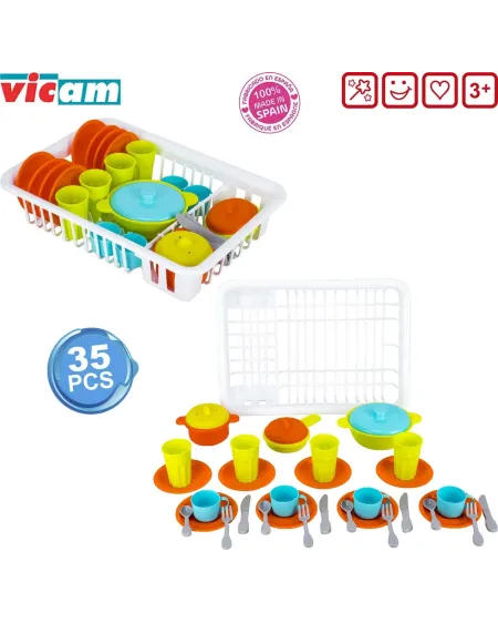EGOUTTOIR AVEC SERVICE 35PCS