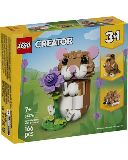 L'ADORABLE HAMSTER ET LA FLEUR