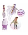 SKY DANCER POURPRE  Pose-la sur la base et tire sur la corde pour l...