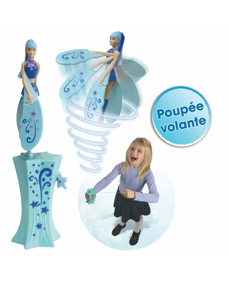 SKY DANCER SAPHIRE SPARKLE  Pose-la sur la base et tire sur la cord...