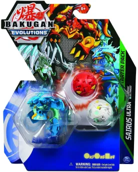 BAKUGAN STARTER PACK SEASON 4.0  Inclus : 2 Bakugan, 1 Bakugan Ultr...