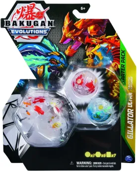 BAKUGAN STARTER PACK SEASON 4.0  Inclus : 2 Bakugan, 1 Bakugan Ultr...