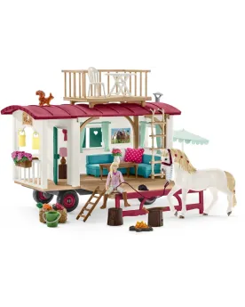 CARAVANE POUR RENCONTRES SECRETES CLUB   SCL42593 SCHLEICH Âge Mini...