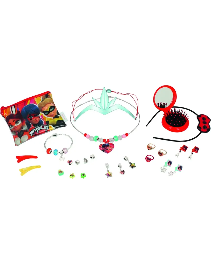 MIRACULOUS COFFRET BIJOUX 25PCES  25 pièces pour ressembler encore ...