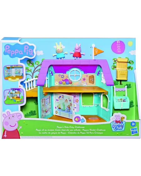 PEPPA PIG LA MAISON DES AMIS PEPPA  Avec un mur mobile offrant un c...