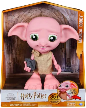 HARRY POTTER DOBBY INTERACTIF  Réagit quand on le câline ou lorsqu'...