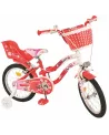 VELO 16" LOVELY PANIER + PORTE BEBE  Roues gonflables, 2 freins, pa...