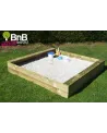 BAC A SABLE BOIS 120X120   BNB93395 BNB WOOD Pays d'origine: Belgiq...