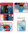 MEGA GARAGE UNIVERS  5 niveaux avec piste, looping et lanceur. Incl...