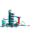 MEGA GARAGE UNIVERS  5 niveaux avec piste, looping et lanceur. Incl...