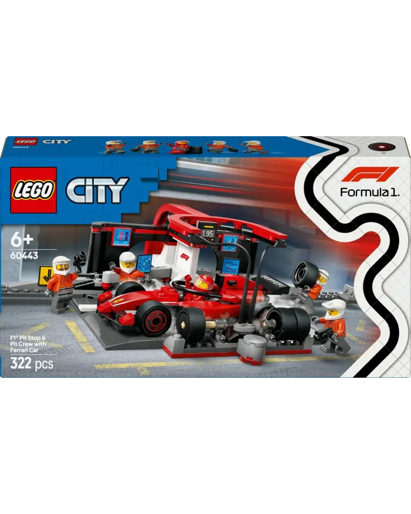 ARRET AU STAND DE F1 - VOITURE FERRARI   LEG60443 LEGO Coup de coeu...