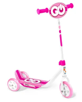 SCOOTER 3 ROUES SKIDS ROSE  Existe en bleu. STMSK188004 STAMP Âge M...