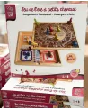COFFRET BOIS JEU DE L OIE ET DE CHEVAUX