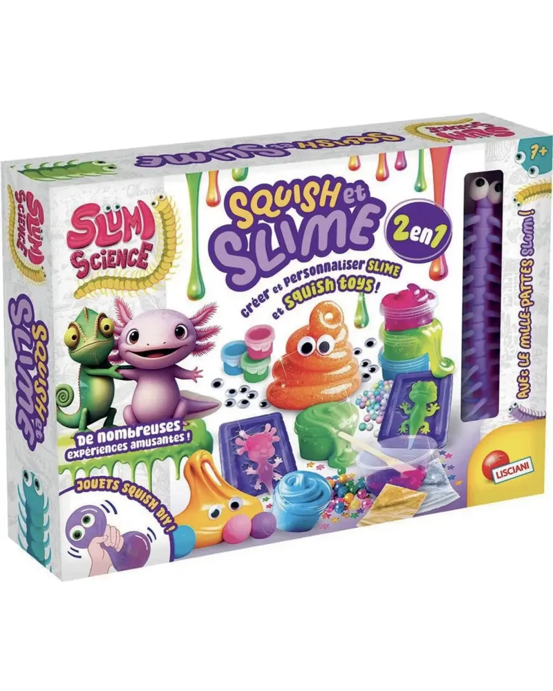 SQUISH ET SLIME 2 EN 1