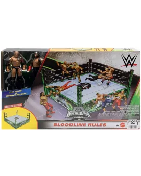 WWE RING + 2 FIGURINES