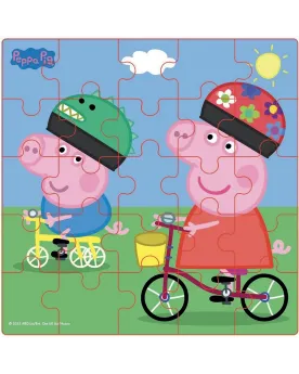 VALISE PEPPA PIG + PUZZLE 25PCES