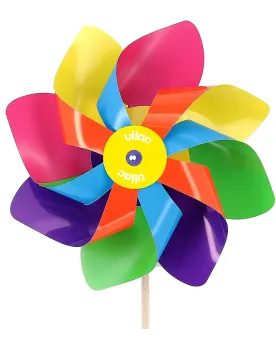 MOULIN A VENT MULTICOLORE