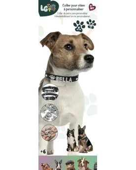TOY PET COLLIER MOYEN/GRAND PERSONNALISE