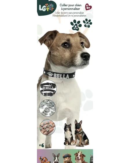 TOY PET COLLIER MOYEN/GRAND PERSONNALISE
