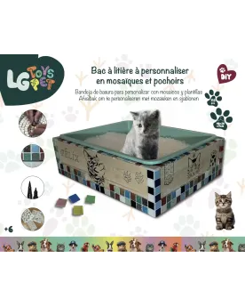 TOY PET PETIT BAC A LITIERE A PERSONNALI