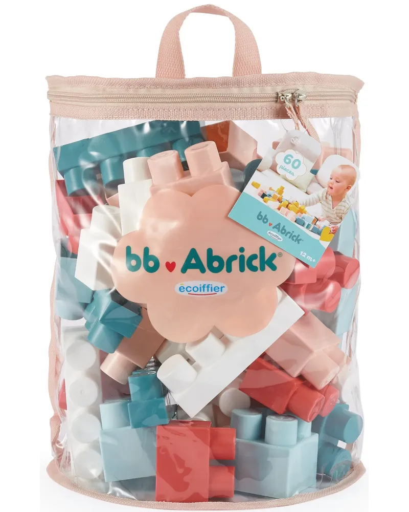 ABRICK SAC DEMI LUNE 60 PCES ROSE
