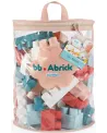 ABRICK SAC DEMI LUNE 60 PCES ROSE