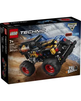 MONSTER JAM GRAVE DIGGER - FEU ET GLACE