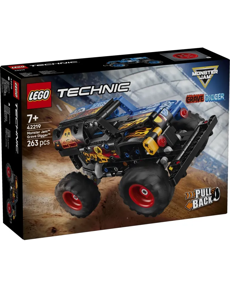 MONSTER JAM GRAVE DIGGER - FEU ET GLACE