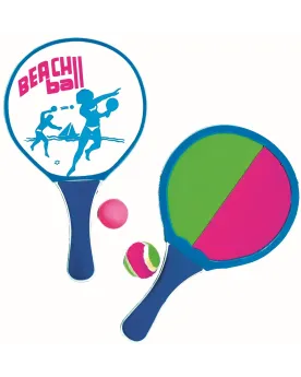 RAQUETTES VERTES BEACH/SCRATCH