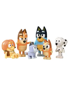BLUEY PACK 8 FIGURINES