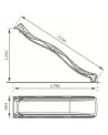 TOBOGGAN 220CM VERT