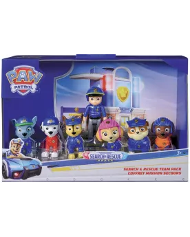 PAW PATROL SEARCH&RESCUE GIFT PACK 7FIGU