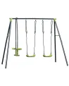 PORTIQUE METAL BART 2M20 2 BALANCOIRES+B